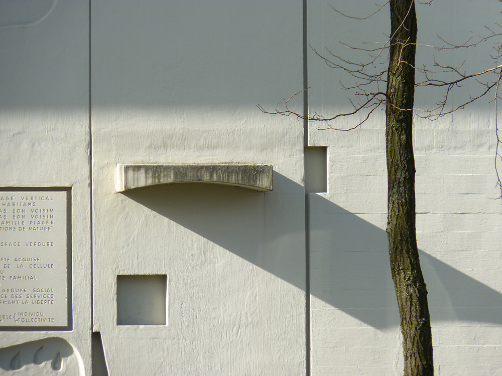 wall detail corbusier