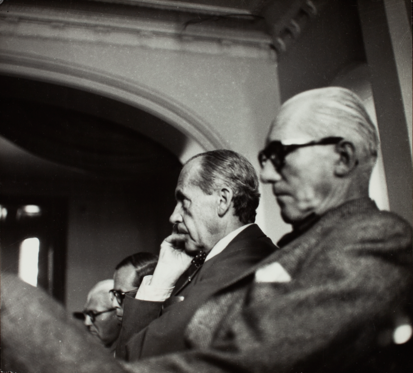 walter gropius at CIAM meeting in 1951