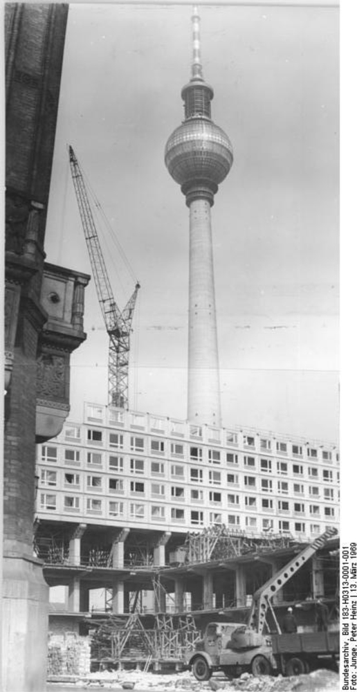 Berlin TV tower 1969