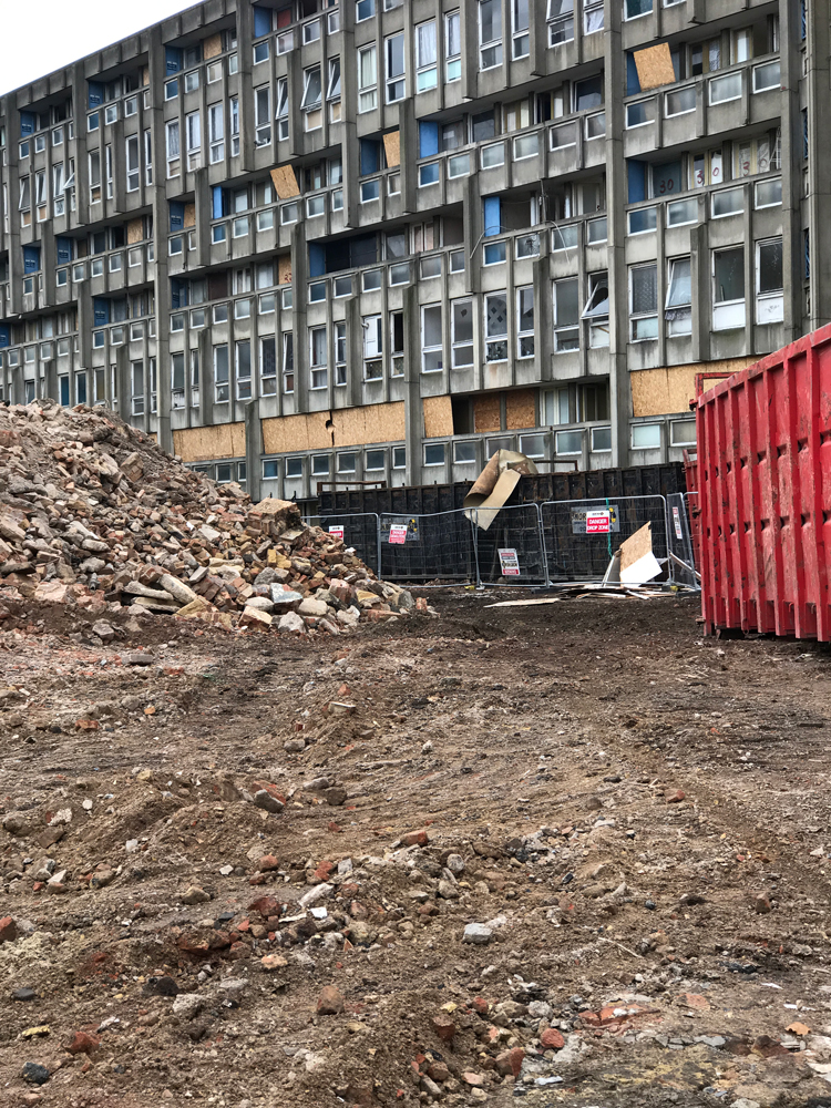 Alison and Peter Smithson Robin Hood Gardens demolition