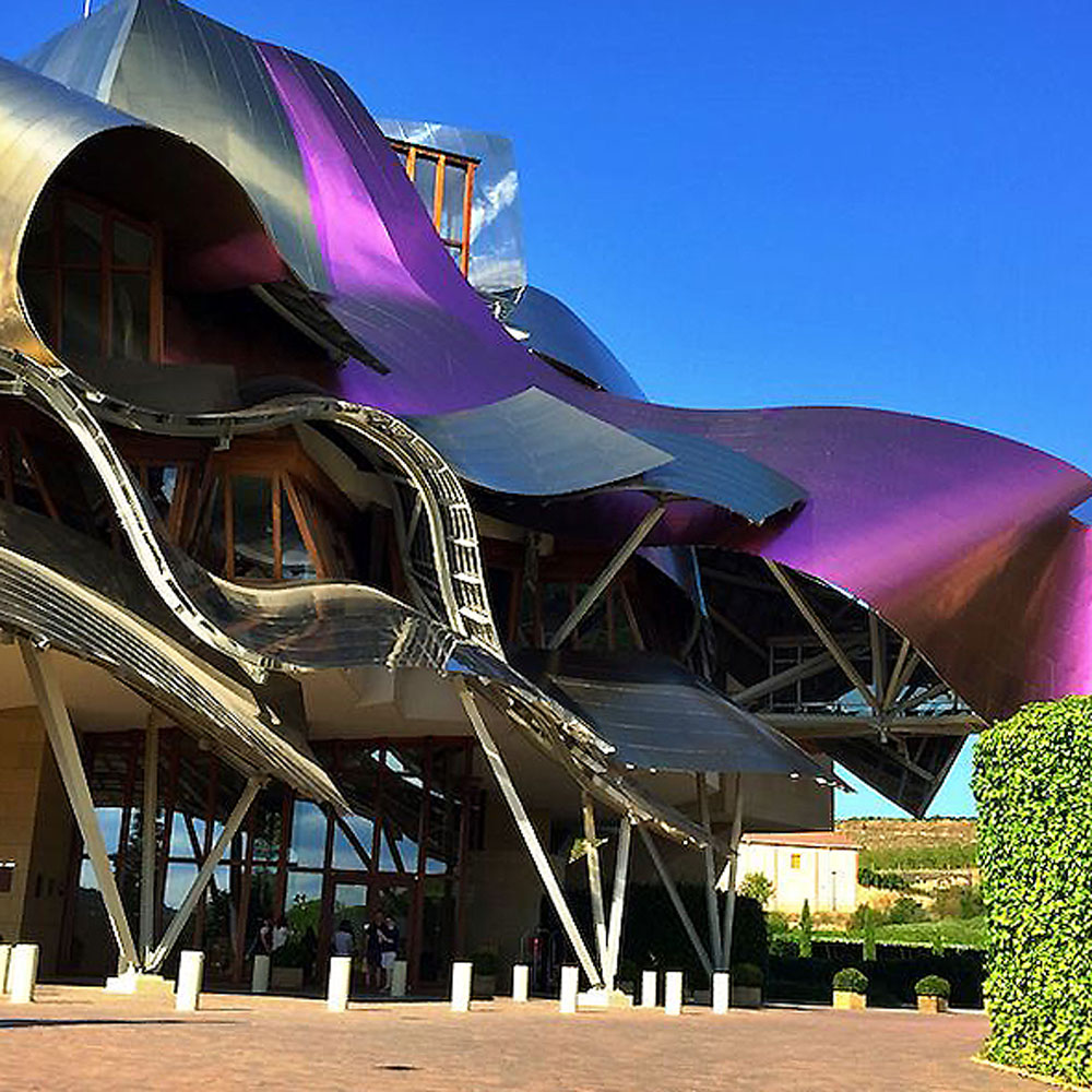Hotel Marques de Riscal in Spain Frank Gehry design