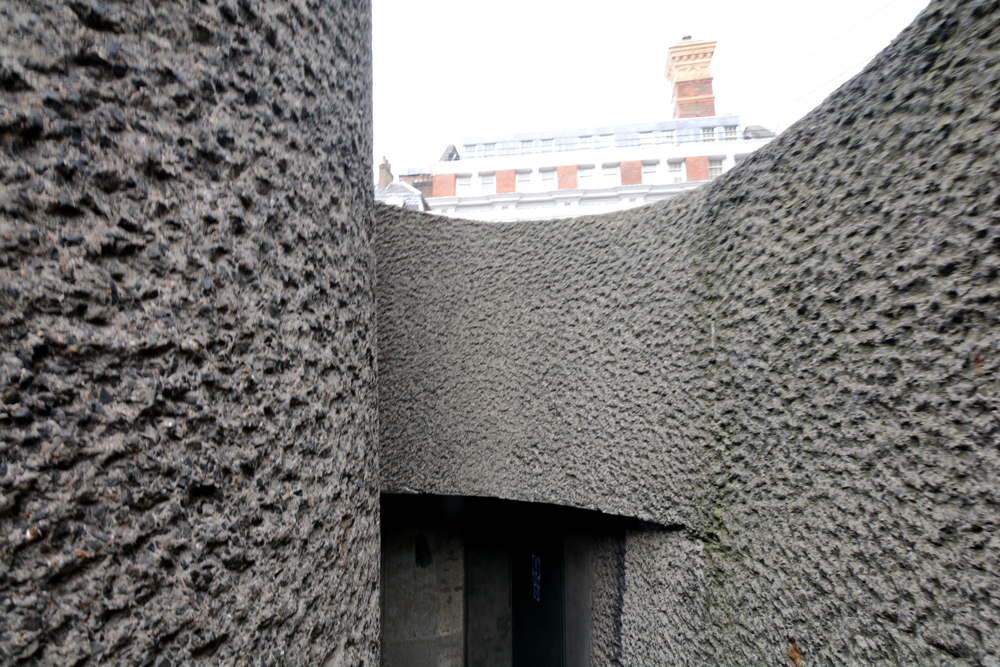 Cromwell Tower, Barbican, concrete spiral vent