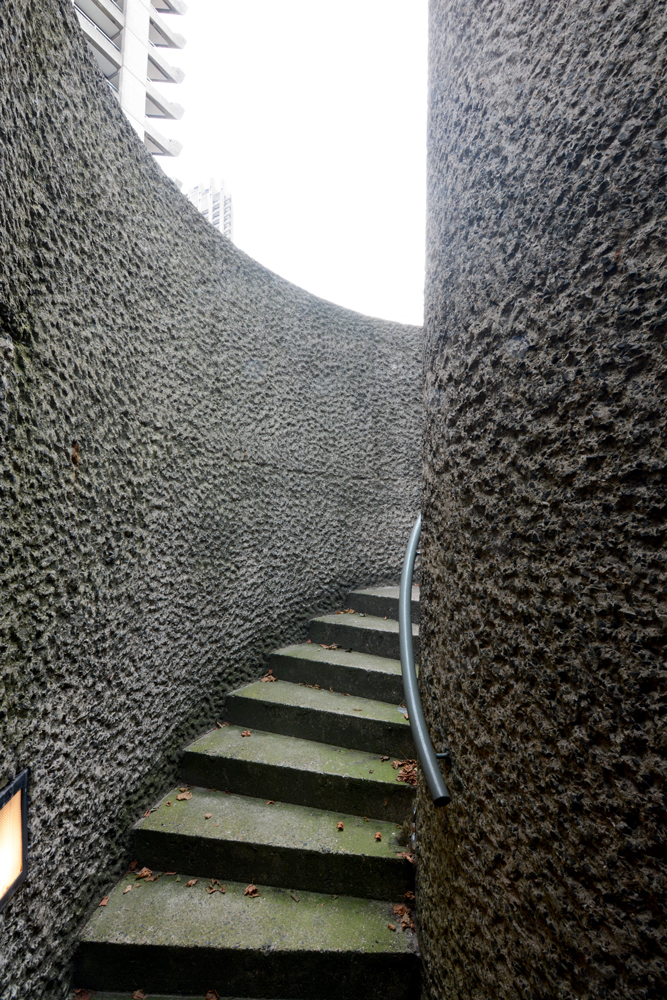 Cromwell Tower, Barbican, concrete spiral vent