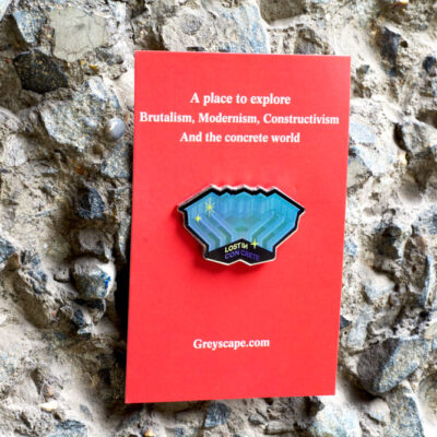 Exclusive to Greyscape Lost in Concrete design pin