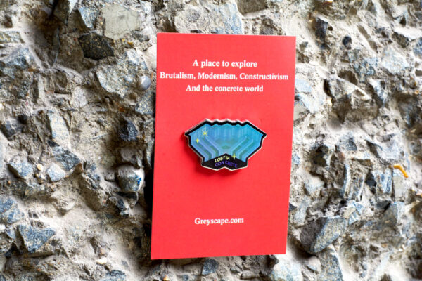 Exclusive to Greyscape Lost in Concrete design pin