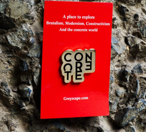 Concrete Word Pin £4.00 Greyscape Exclusive