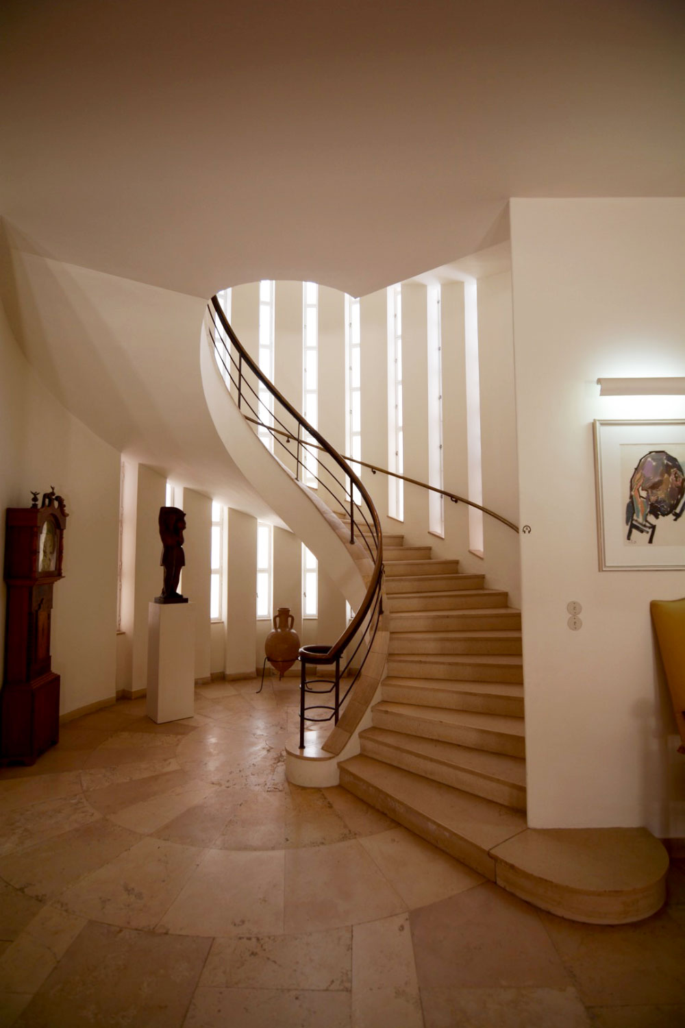 chaim weizmann's home erich mendelsohn's staircase