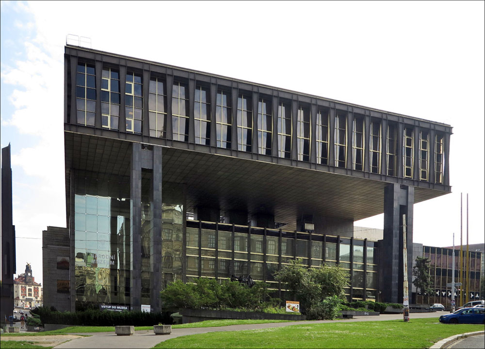 German embassy exterior in prague architecture