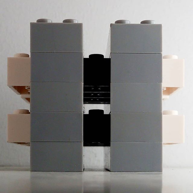 Brutesinlego architecture experiment with lego bricks 