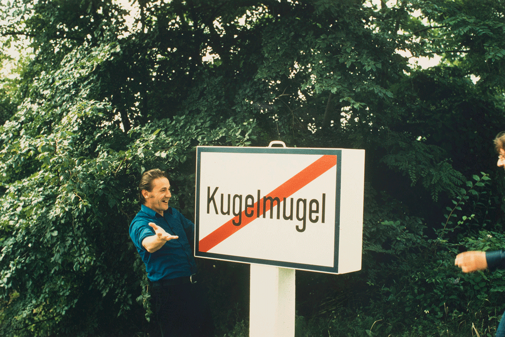 republic of kugelmugel street signs with klaus lipberger