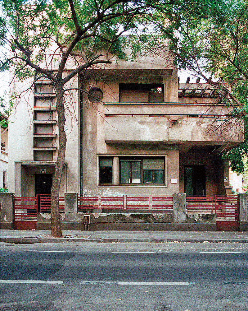 Bucharest modernist villa architect Roger Bolomey Romanian architecture