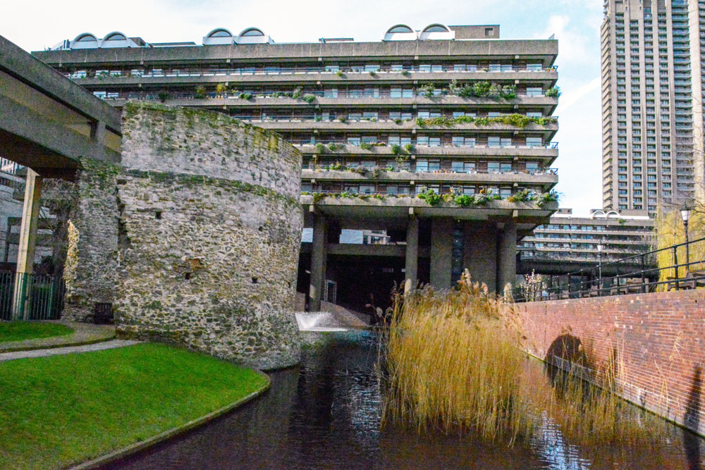 barbican estate in autumn