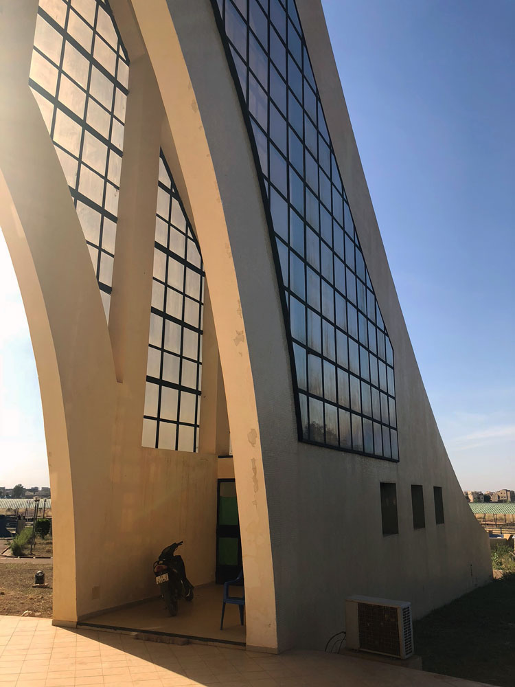 Ouagadougou capital of Burkina Faso Mémorial Aux Héros National Monument Ouaga2000 west African architecture