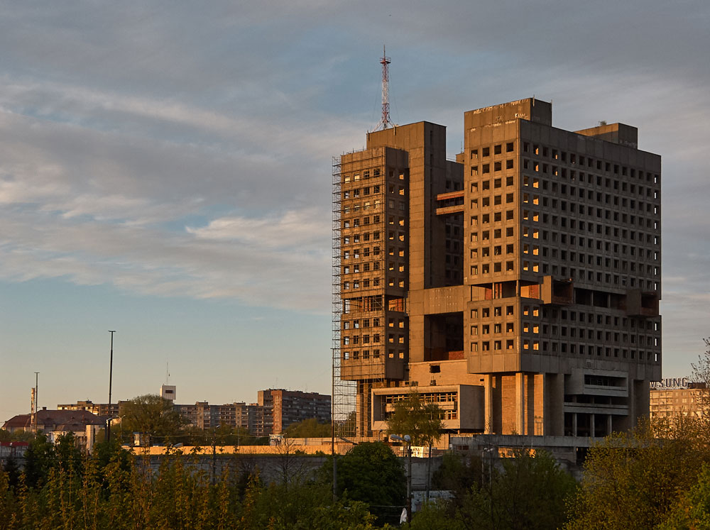 The Brutalist, abandoned House of the Soviets, Kalininigrad by Alexander Shevtsov