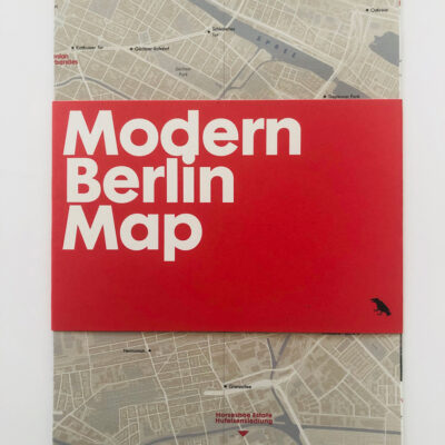 Modern Berlin Map walking architecture tour blue crow publishing