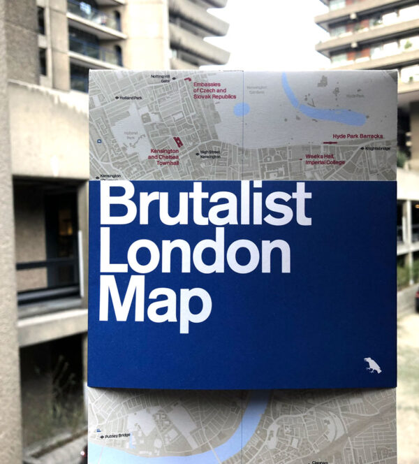 Brutal London Map Blue Crow Media £8.00