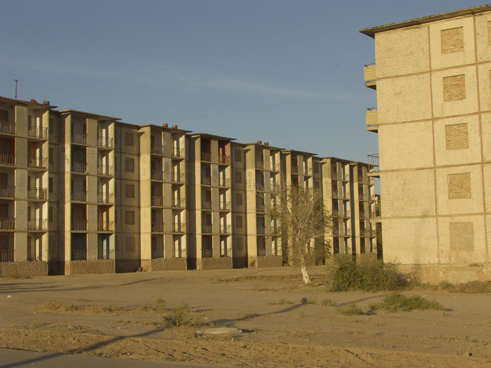 Baikonur housing blocks