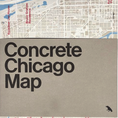 Concrete Chicago Map bu Blue Crow