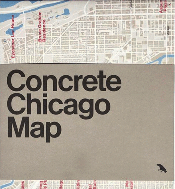 Concrete Chicago Map bu Blue Crow