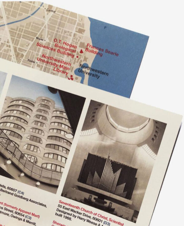 Concrete Chicago architecture map by blue crow