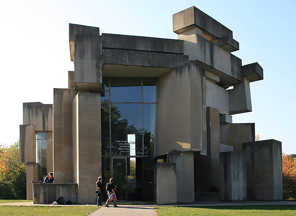 Wotruba Church view of main entrance Fritz Wotruba