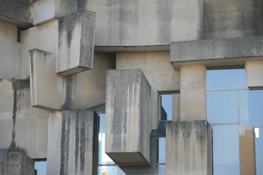 wotruba church vienna brutalist architecture 