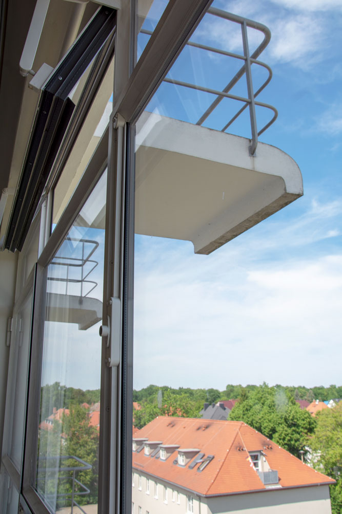 Bauhaus balcony Dessau Roßlau Germany