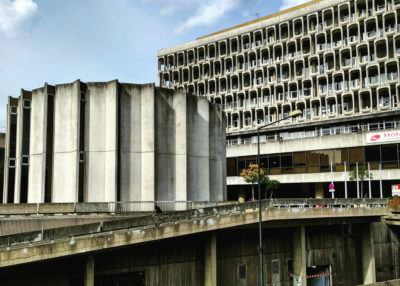 Facade city hall Bobigny