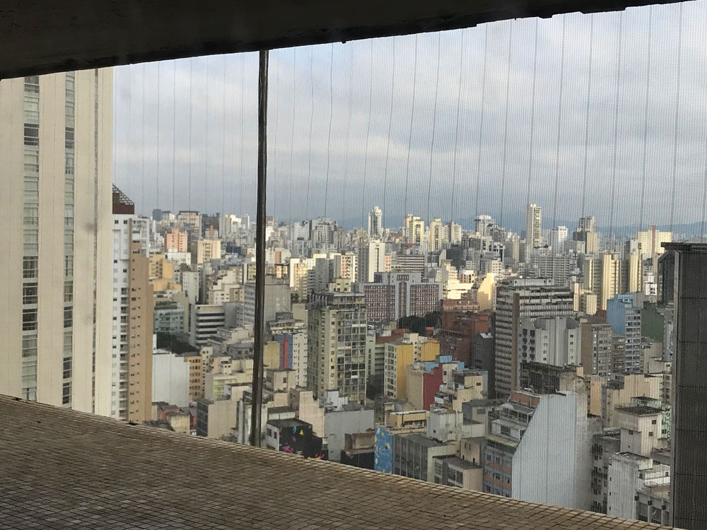 Oscar Niemeyer building in sao paulo