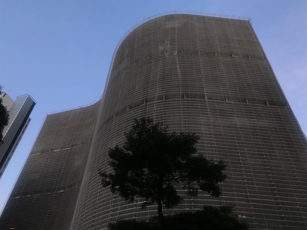 Oscar Niemeyer concrete Edificio Copan 