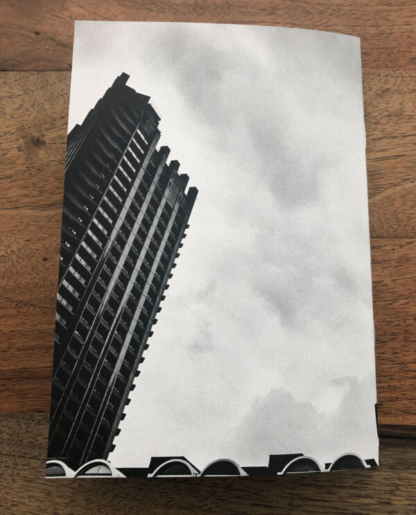 back cover London Barbican Zine