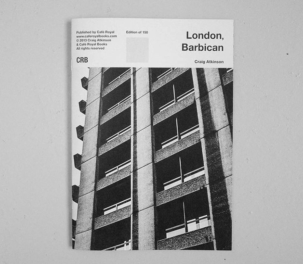 Cafe Royal Zine London Barbican