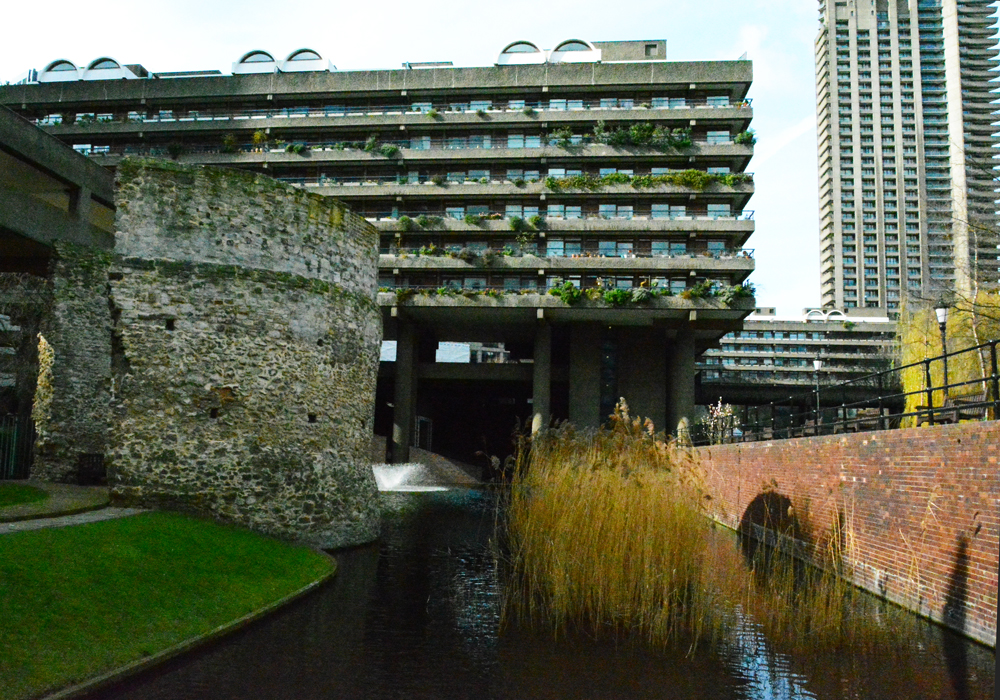 medieval wall close to city of london girls school 