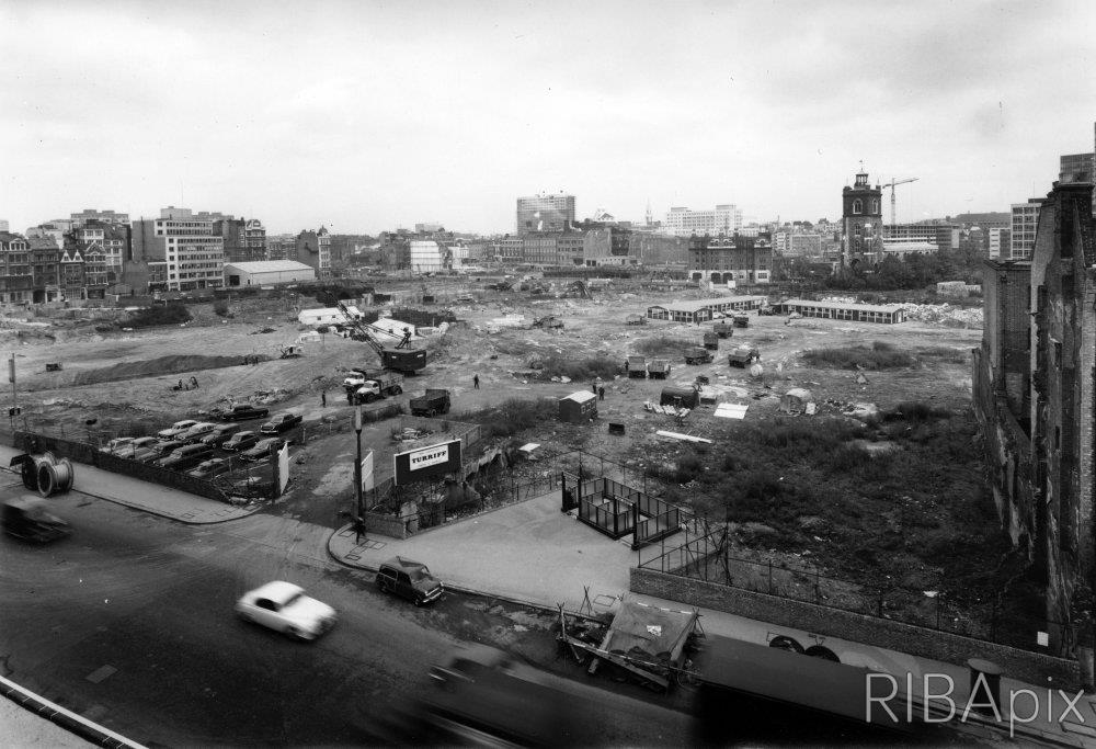 construction of barbican on open space