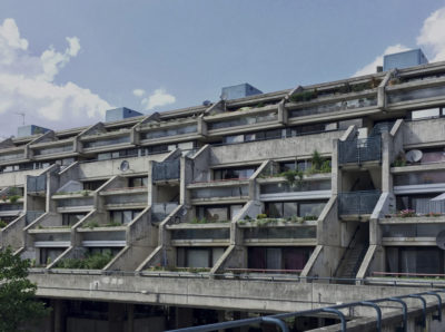brutalist social housing in london borough of camden