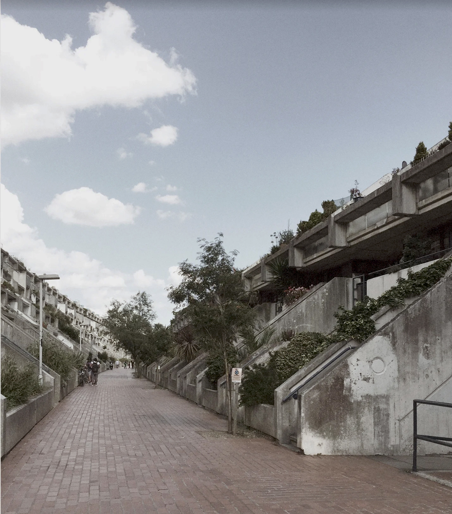 brutalist architecture in Camden