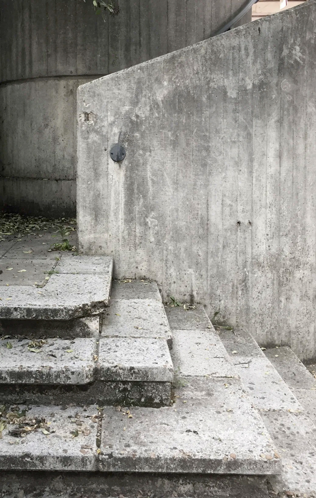 Stair detail brutalist