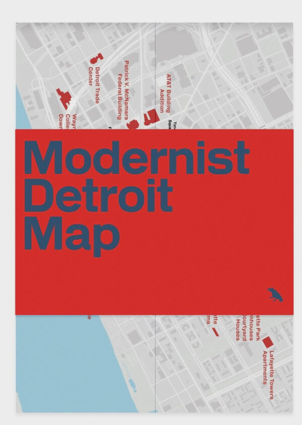 architecture map detroit modernism