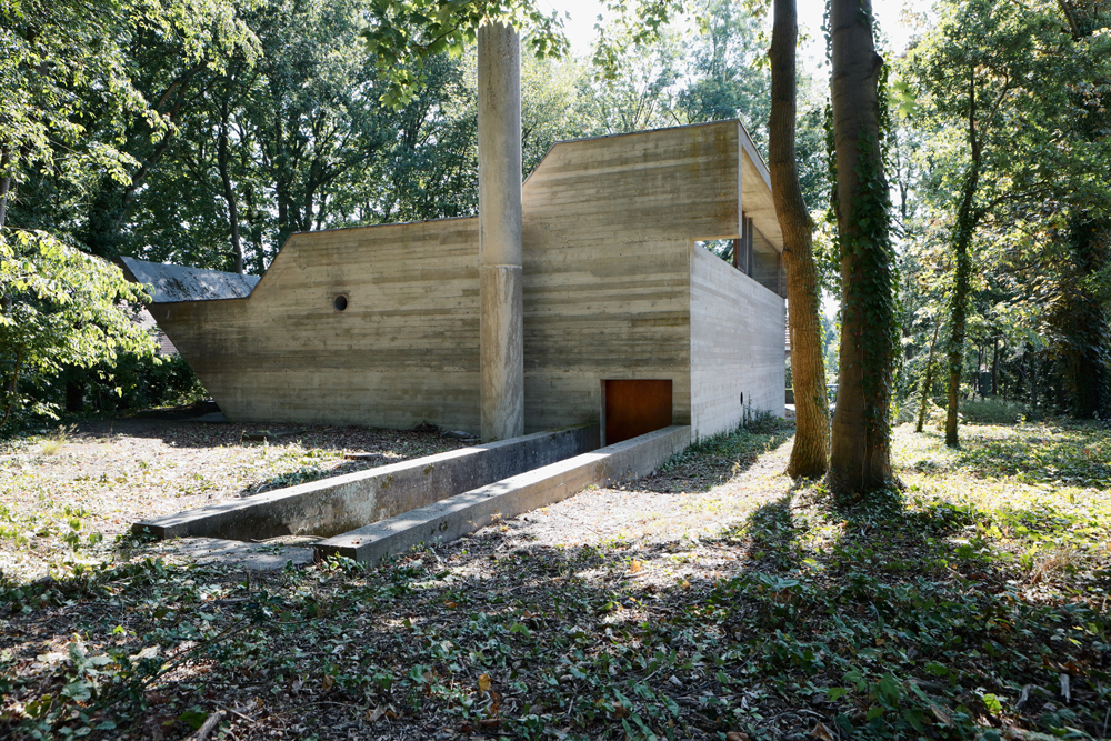 Juliaan Lampens brutalist house belgium