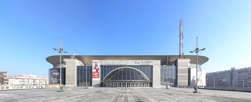 sports arena south entrance belgrade