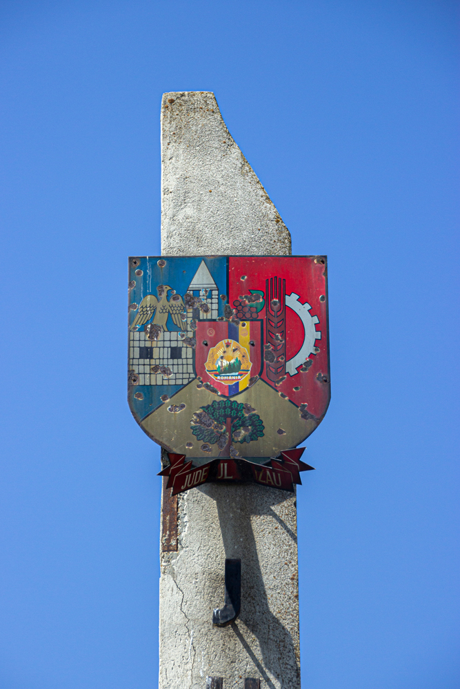 Buzau roadsign