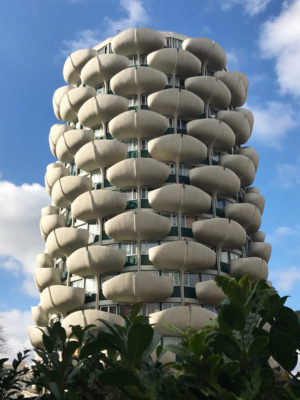 french brutalist architecture balconies