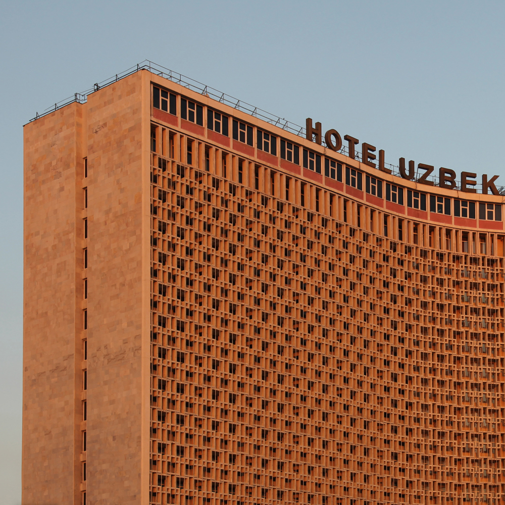 side view of hotel uzbekistan