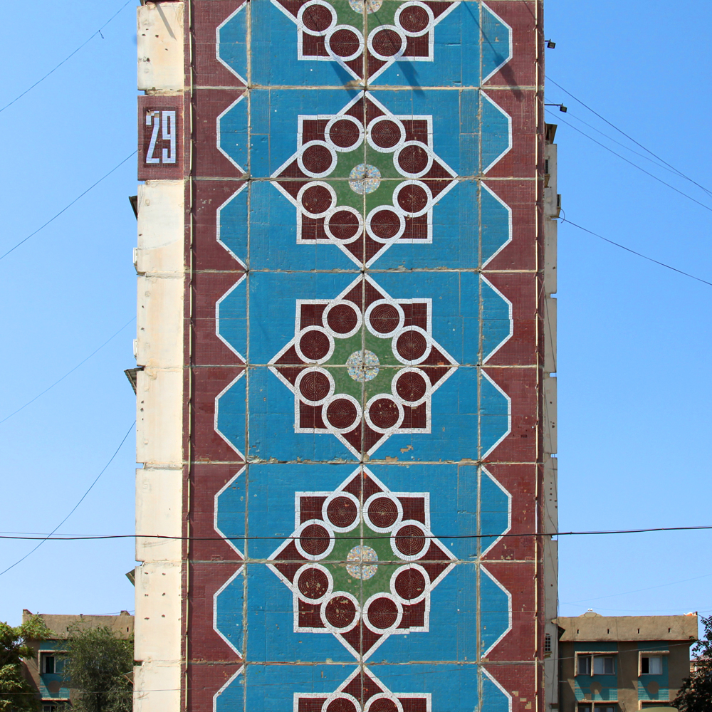 turquoise central asian mosaic