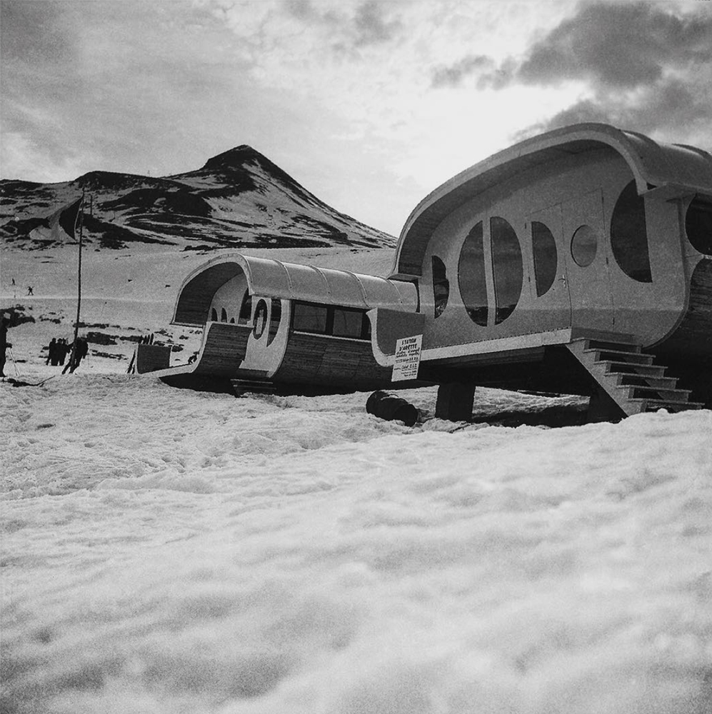 gerard grandval black and white family ski holiday chalets 