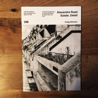 front cover with brutalist architecture detail