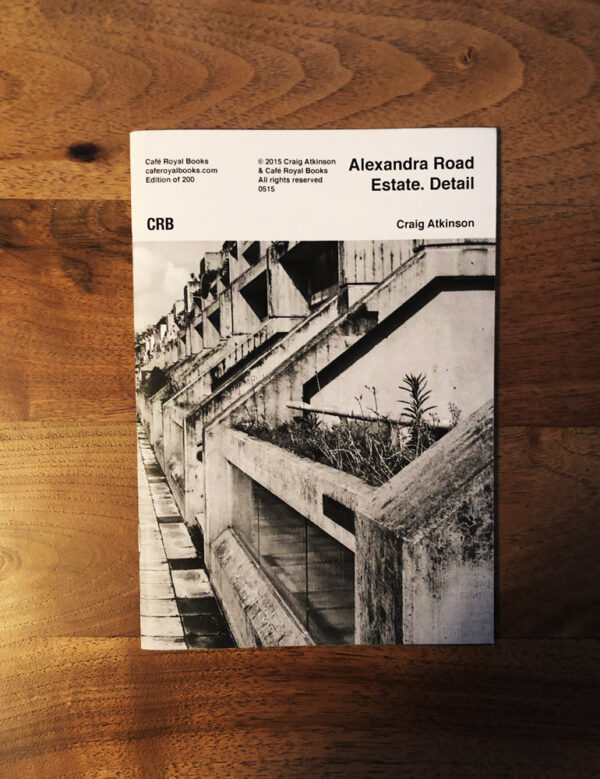 front cover with brutalist architecture detail