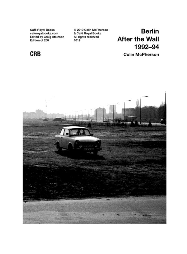 car in desolate area during cold war DDR