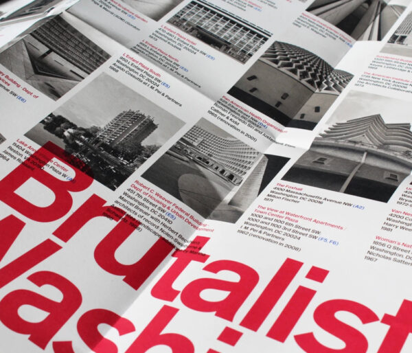 open mpa with title brutalist washington in red