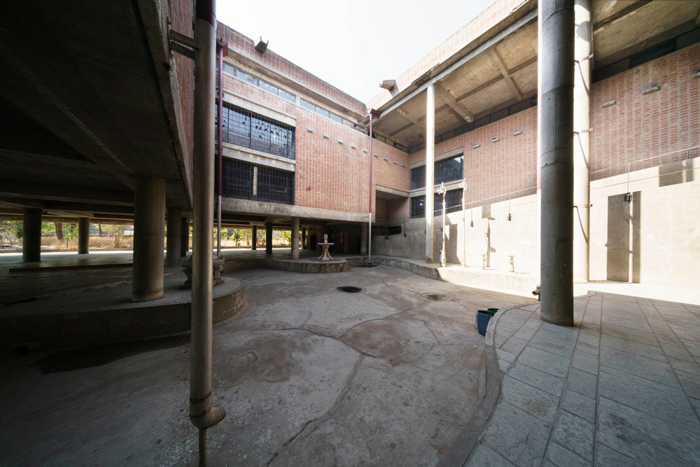 Ahmedabad city museum courtyard 